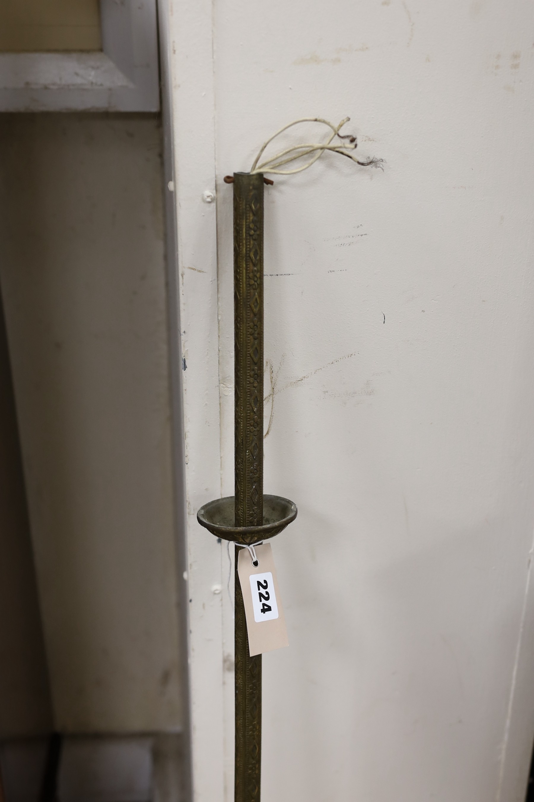 Brass electric ceiling lights